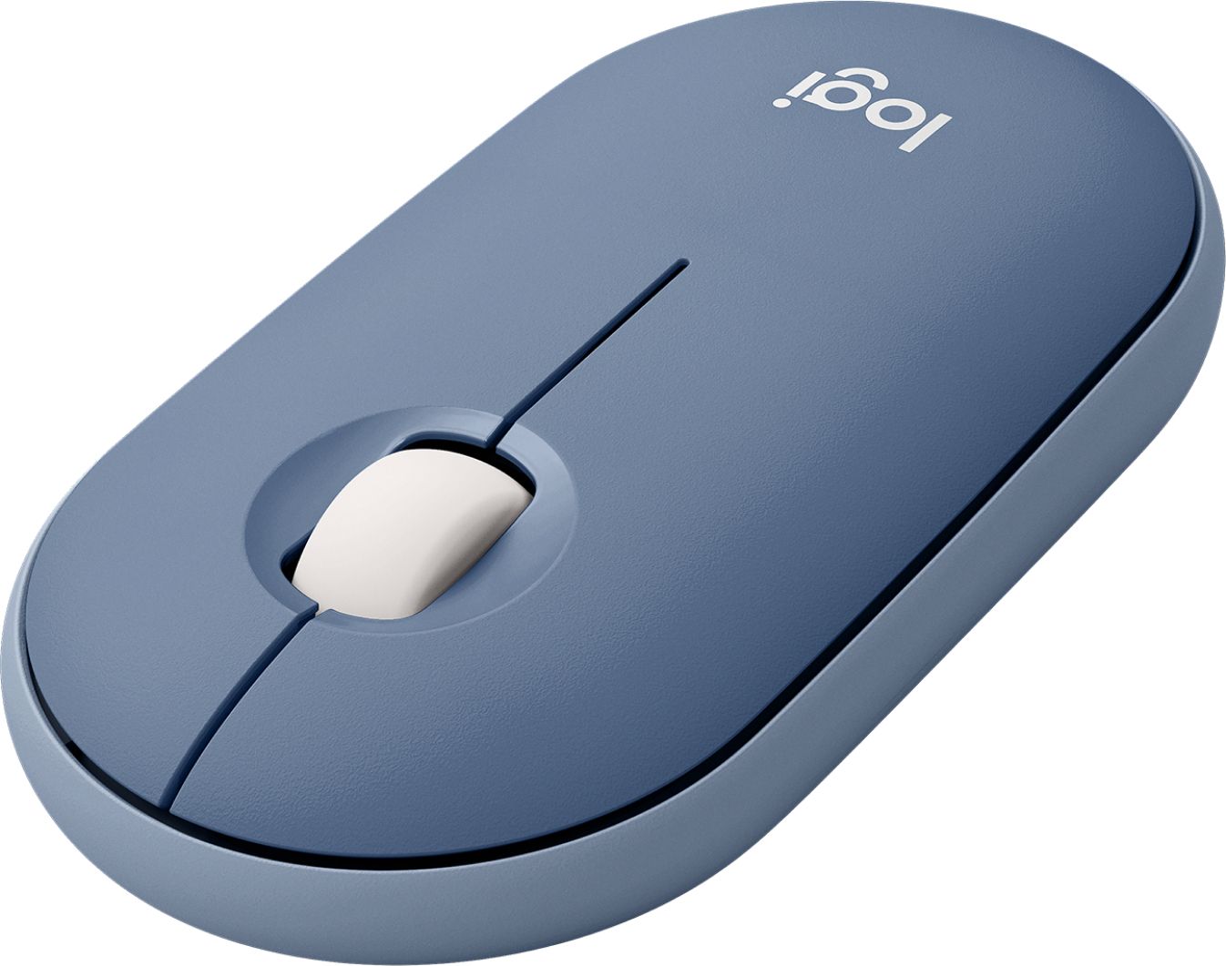 LOGITECH Pebble M350 Wireless Mouse - BLUEBERRY
